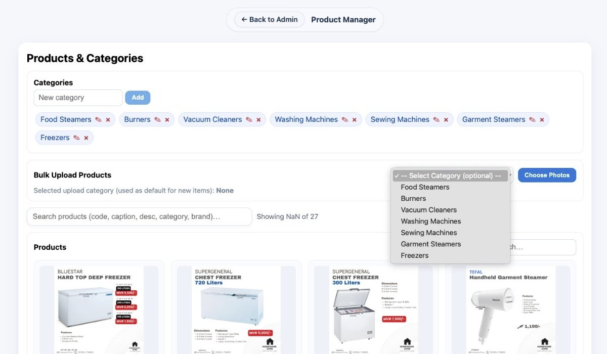 Easy Categories. Smart Filters.