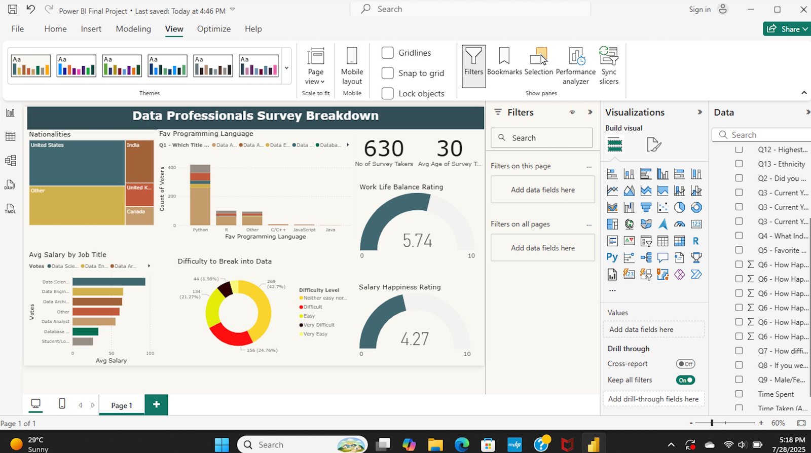 Power BI Learning in Progress