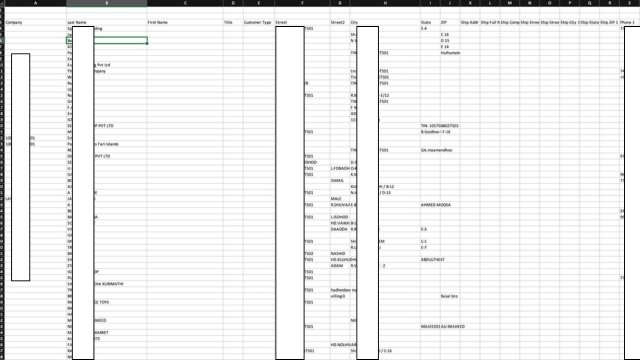 Unclean Data Preview